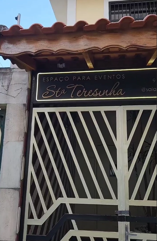 Salão decorado